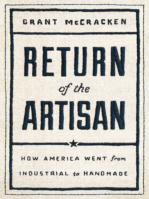 Cover image for Return of the Artisan